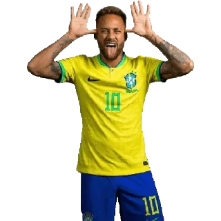 🇧🇷 emoji @FOOTBALLSTICKERS | Neymar jr Telegram sticker 2 of 20