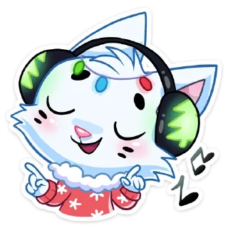 🎧 emoji Новогодний Бисквит :: @stickroom Telegram sticker 9 of 49