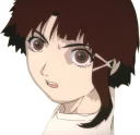 ✂ emoji Let's all love Lain Telegram sticker 14 of 51