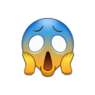 😱 emoji Samsung Emoji Telegram sticker 9 of 20