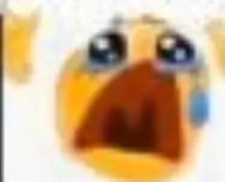 😖 emoji Черная чушка Telegram sticker 16 of 120