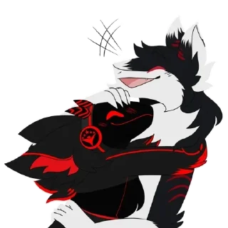 🤗 emoji Друзья фурри Telegram sticker 18 of 73