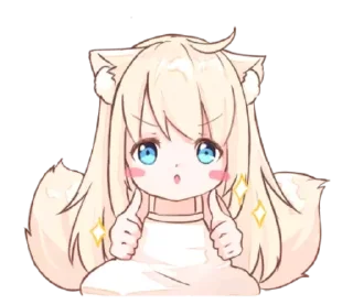 👍 emoji ' няш 𖣂 : @wexsavi 🐾 Telegram sticker 8 of 40