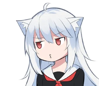 😗 emoji Mashiro v.2 Telegram sticker 24 of 40