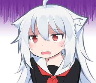 😨 emoji Mashiro v.2 Telegram sticker 15 of 40