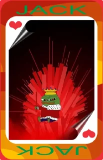 🤴 emoji Pepe Playing Cards → @PepeTaroBOT Telegram sticker 18 of 70