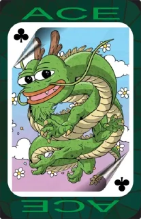 Sticker from Pepe Playing Cards → @PepeTaroBOT