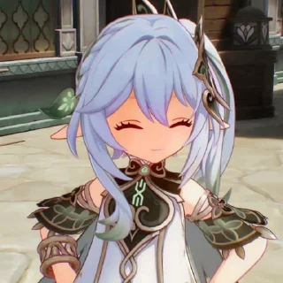 😊 emoji Нахида 💚 from @lyerikk Telegram sticker 15 of 54
