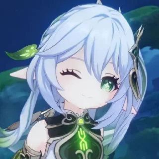 😉 emoji Нахида 💚 from @lyerikk Telegram sticker 12 of 54
