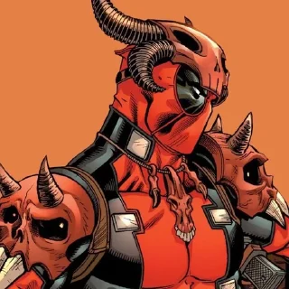 😵‍💫 emoji @Qwarier ⬅️ Deadpool by Telegram sticker 9 of 37
