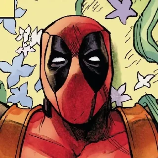 ☺️ emoji @Qwarier ⬅️ Deadpool by Telegram sticker 22 of 37