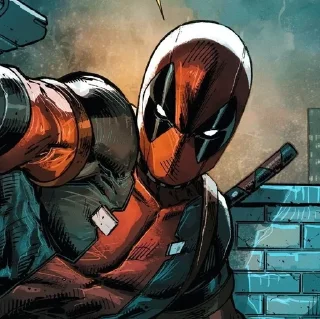 ⚔ emoji @Qwarier ⬅️ Deadpool by Telegram sticker 18 of 37