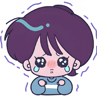 😭 emoji Ретро чан @Nyasticks Telegram sticker 7 of 41