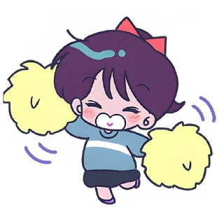 🥳 emoji Ретро чан @Nyasticks Telegram sticker 18 of 41