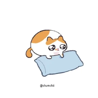 Sticker from crying cat ♡