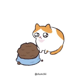 Sticker from crying cat ♡