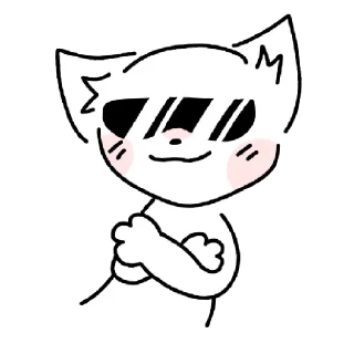 😎 emoji 🐾 • Милки • 🐾 Telegram sticker 4 of 10