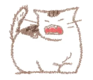 🤬 emoji . . MewMew - @wexsavi 🐾 Telegram sticker 15 of 24