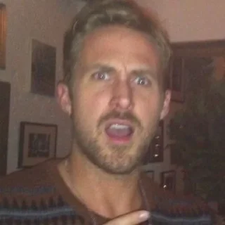 😨 emoji Райан Гослинг @ryan_gosling24 Telegram sticker 3 of 37