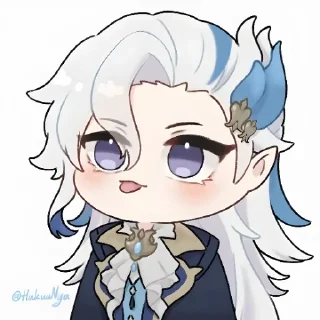 💧 emoji Neuvillette @Serebrealstik @Darkhote Telegram sticker 22 of 90