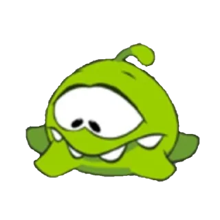 😔 emoji Om Nom Telegram sticker 24 of 30