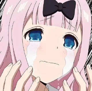 😭 emoji Тянки @anime_stickerr Telegram sticker 16 of 20