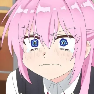😢 emoji Тянки @anime_stickerr Telegram sticker 18 of 20