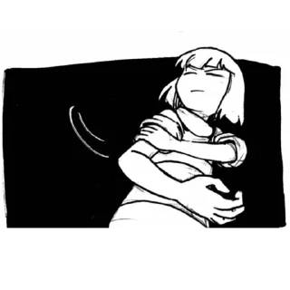 💪 emoji Фриск из комикса «Подмена»
@Undertale_Love_Forever Telegram sticker 14 of 23