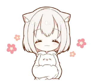 ☺️ emoji ૮ᜊ ₊  ° девочка 
  ૮꒰@CUTE_stickers_emoji꒱ა Telegram sticker 8 of 36