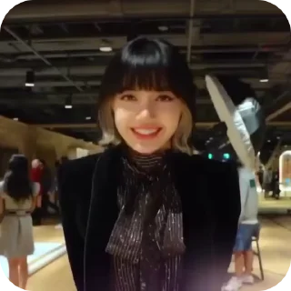 🙇‍♀ emoji LALISA BLACKPINK Telegram sticker 5 of 16