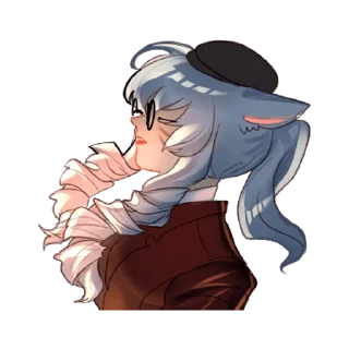 🤭 emoji Айя - @tg_sticks Telegram sticker 8 of 17