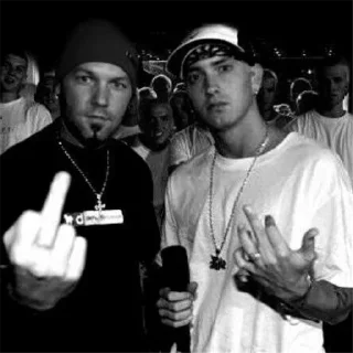 🤗 emoji Eminem Fingers @stickersb2b Telegram sticker 1 of 27