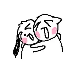 🫂 emoji пёсокоти Telegram sticker 17 of 40