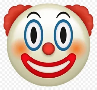 🤡 emoji Больше стикеров 👉🏻 @stickertg4 Telegram sticker 19 of 118
