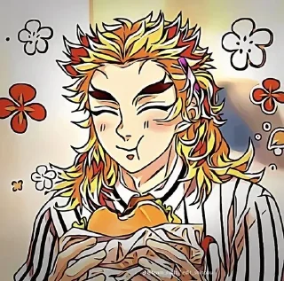 ⭐️ emoji Кеджуро-сан❤️‍🔥 (@knystikerkrd) @pinterest_to_stickerbot Telegram sticker 18 of 65