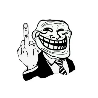 😄 emoji Троллфейс Telegram sticker 1 of 7