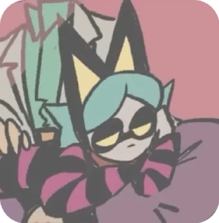 🌟 emoji Ушко💜 Telegram sticker 18 of 25