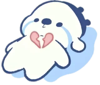 Sticker from ꒰ ິ◞ ◟꒱ິ мафин ! @hugswcots