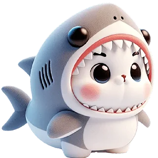 🥹 emoji Пушистые акулы 3 @Nyasticks Telegram sticker 20 of 42
