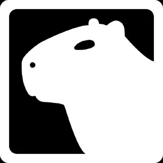 🤨 emoji Набор капибарок Telegram sticker 1 of 55