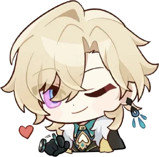 ❤️ emoji Aventurine - HSR Telegram sticker 5 of 15