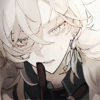 🎐 emoji ˚✧@BELUGA282 – Aventurine HSR. Telegram sticker 2 of 31