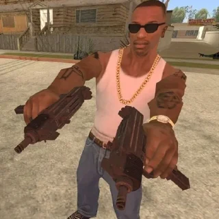 🤜 emoji Сиджей GTA Telegram sticker 17 of 47