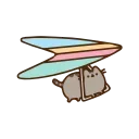 ✈️ emoji Animated Pusheen @IMG2D Telegram sticker 22 of 40