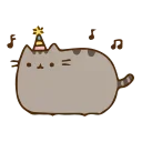🎉 emoji Animated Pusheen @IMG2D Telegram sticker 21 of 40