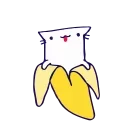 🍌 emoji Animated Cat @IMG2D Telegram sticker 22 of 22