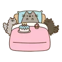 🎉 emoji Animated Pusheen @IMG2D Telegram sticker 12 of 40
