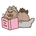 📖 emoji Animated Pusheen @IMG2D Telegram sticker 9 of 40