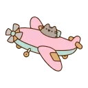 ✈️ emoji Animated Pusheen @IMG2D Telegram sticker 14 of 40
