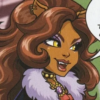 🌟 emoji Clawdeen Wolf / Клоудин Telegram sticker 14 of 17